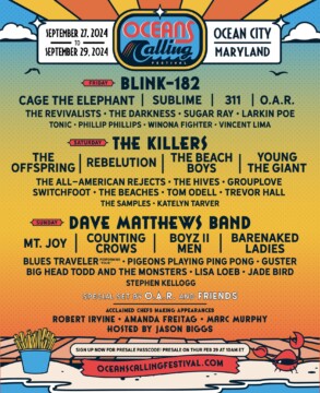 Lineup announced for 2024 Oceans Calling Festival - 47abc