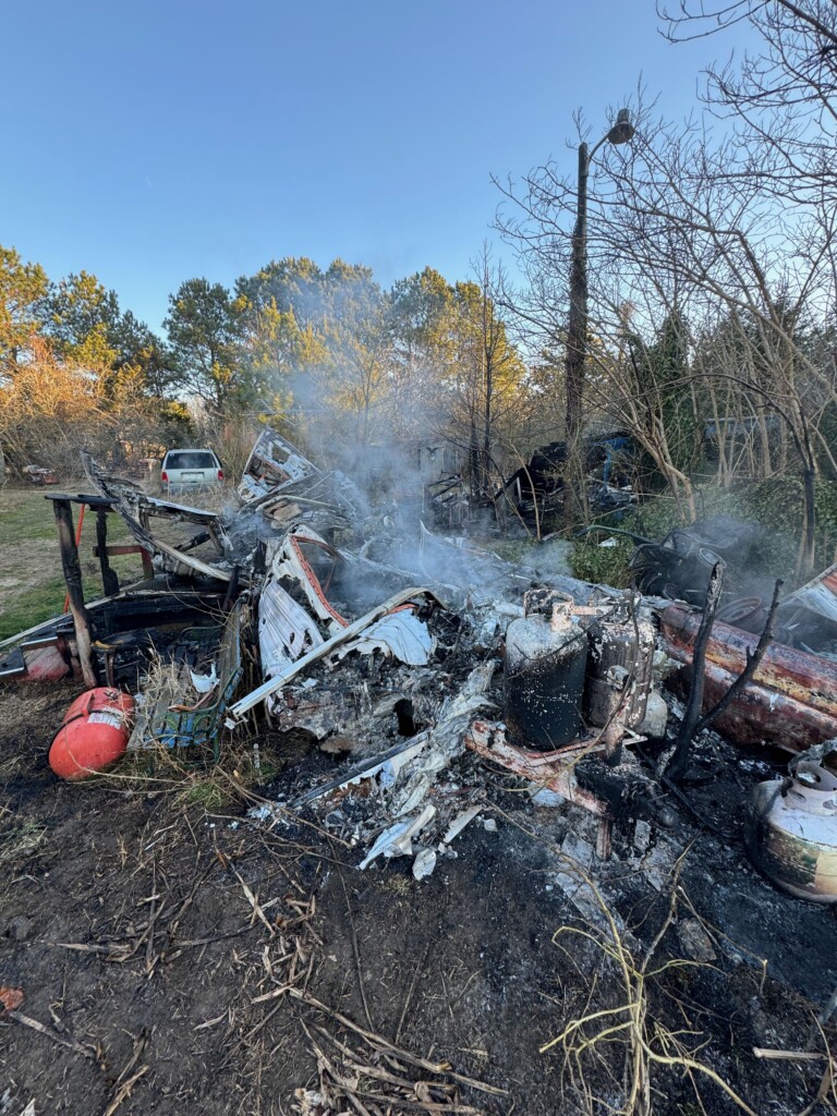 Stockton Trailer Fire
