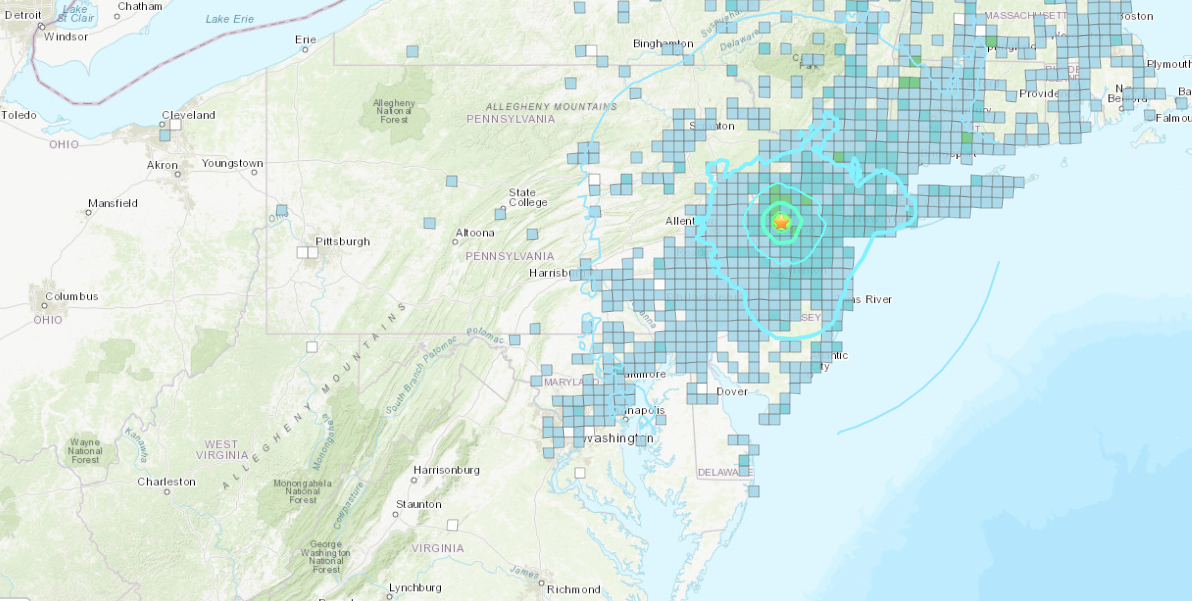 NJ Earthquake Friday morning felt by some residents on Delmarva - 47abc