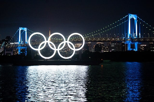 Tokyo 2020 Olympic Games Monument Of Olympic Rings