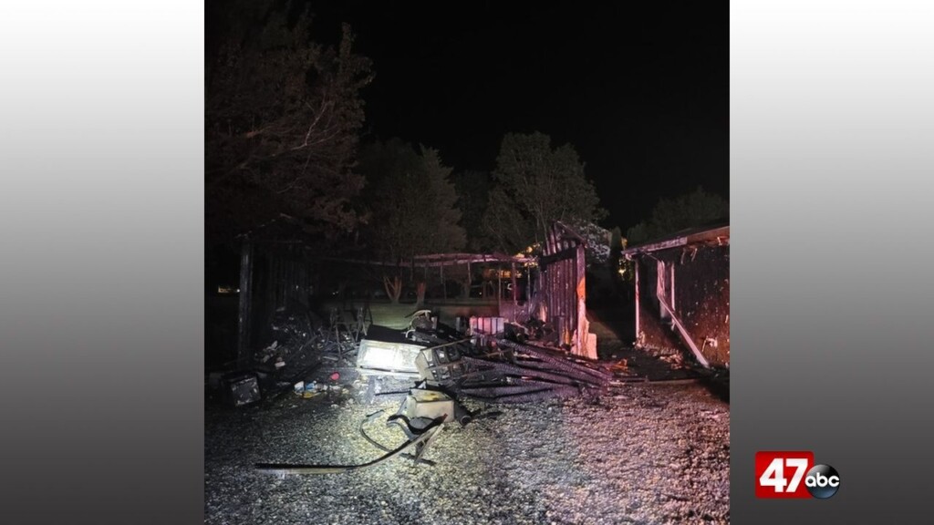 1280 Easton Shed Fire