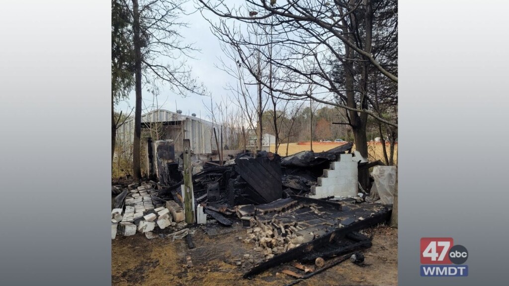 1280 Marydel Shed Fire