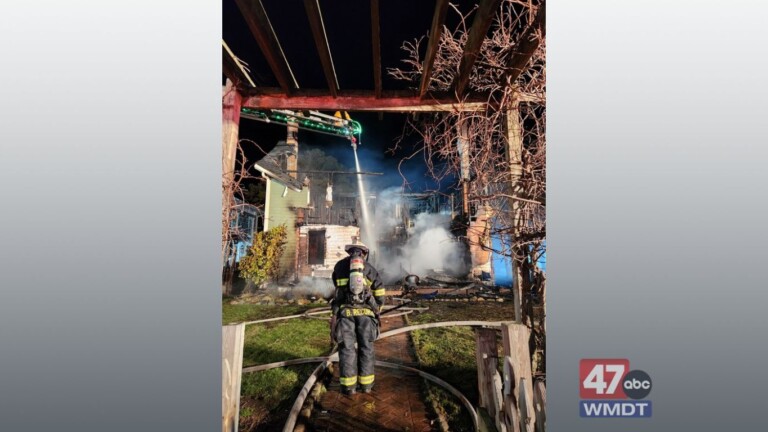 Quantico home destroyed in late night fire - 47abc