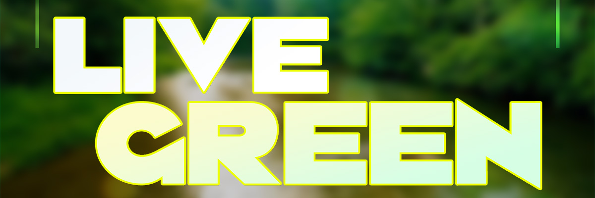Live Green Banner