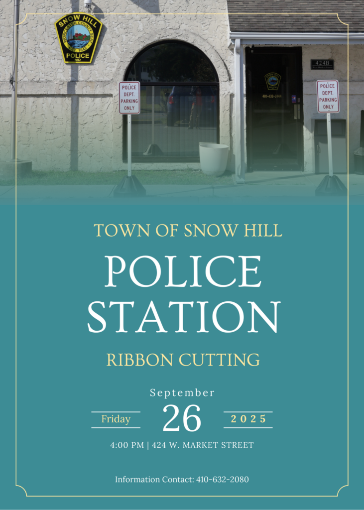 Police Station Ribbon Cutting Flyer