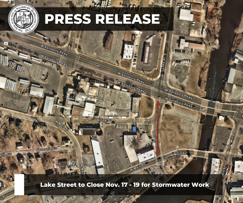 Lake Street To Close Nov 17 19 For Stormwater Work
