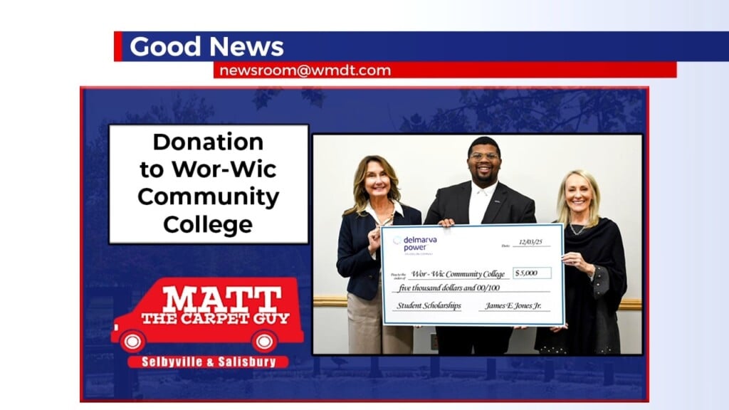 Donation To Wor Wic Community College