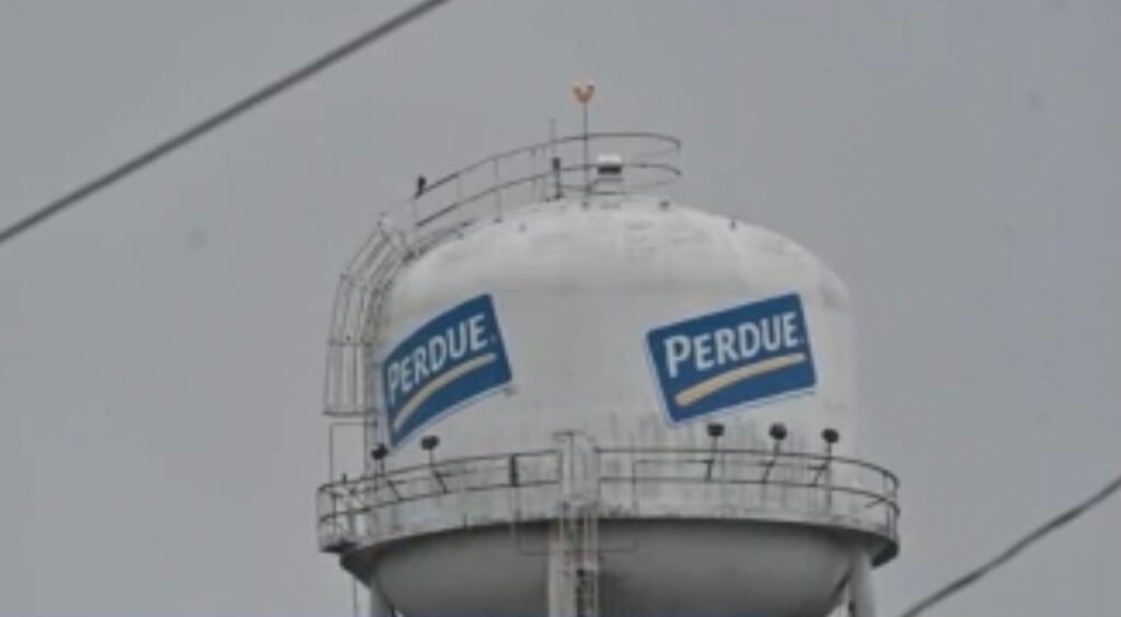 Perdue tower at Zion Church Road facility