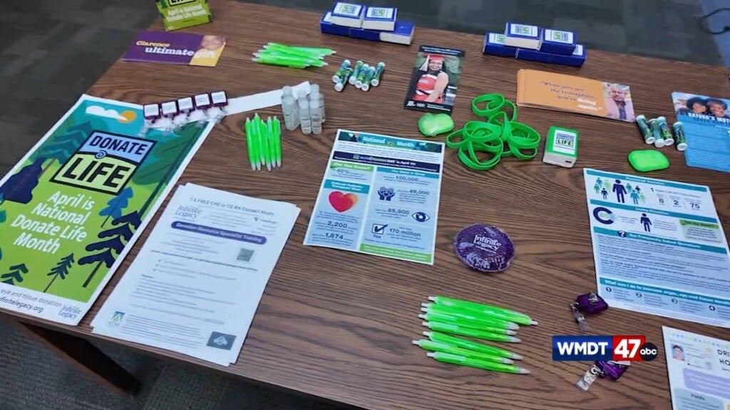 Donate Life Month Flag Raising Ceremony