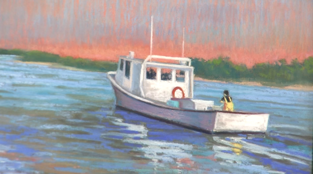 Pastel Workboat