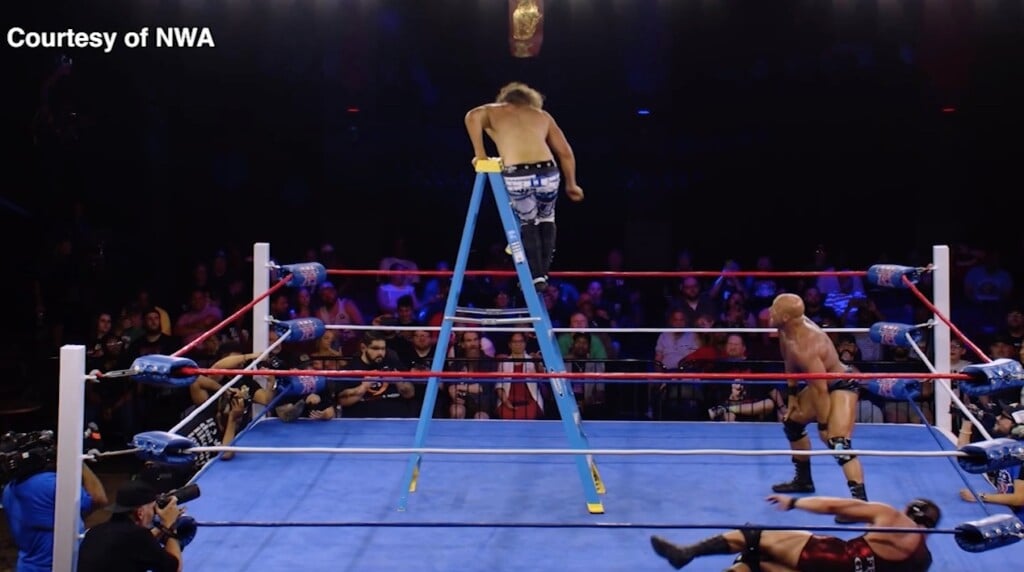 NWA Power - Bryan Idol Ladder Match