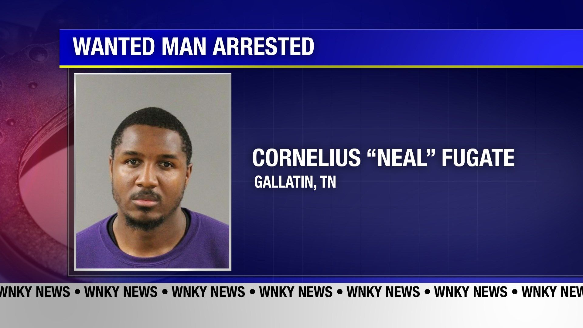 Man wanted by BGPD arrested in Gallatin, TN