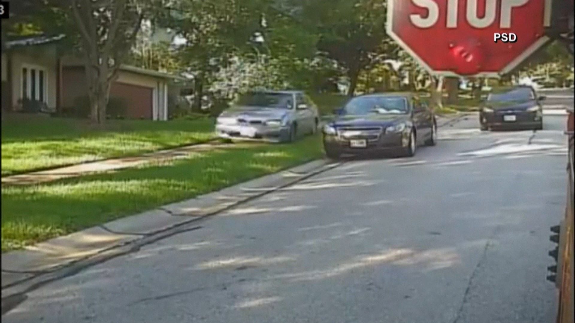 Police: Driver caught ignoring school bus's stop arm