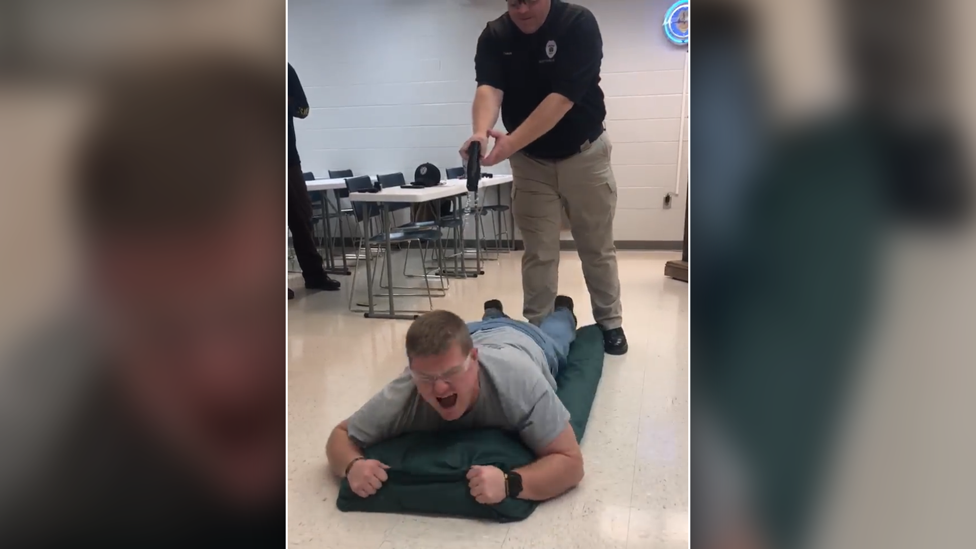 watch-scottsville-police-officer-gets-tased-during-training-wnky