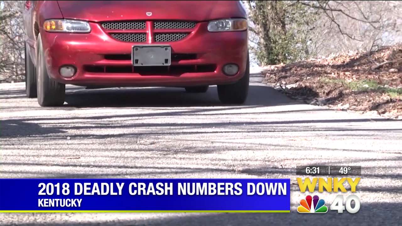 Deadly crash numbers down in Kentucky for 2018 - WNKY News 40 Television