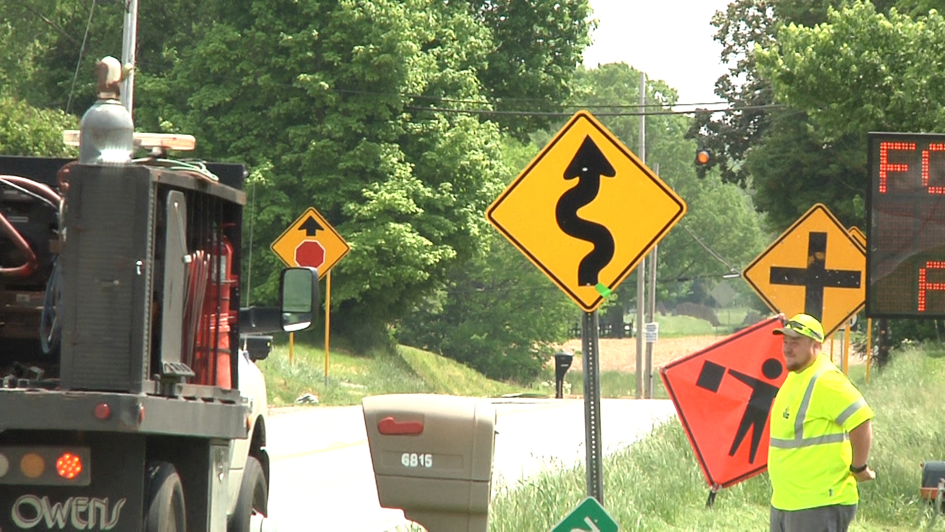 Dangerous Smiths Grove intersection now 4way stop WNKY News 40