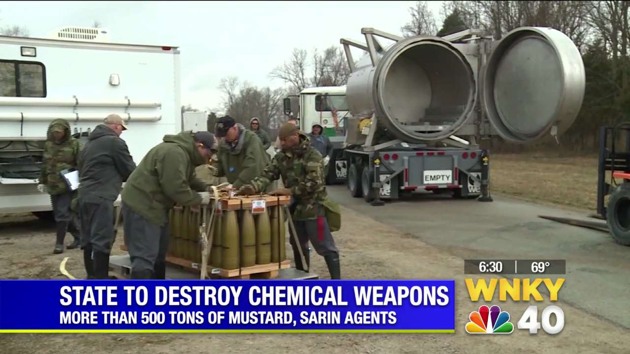Destruction of chemical weapons to begin in Kentucky WNKY News 40