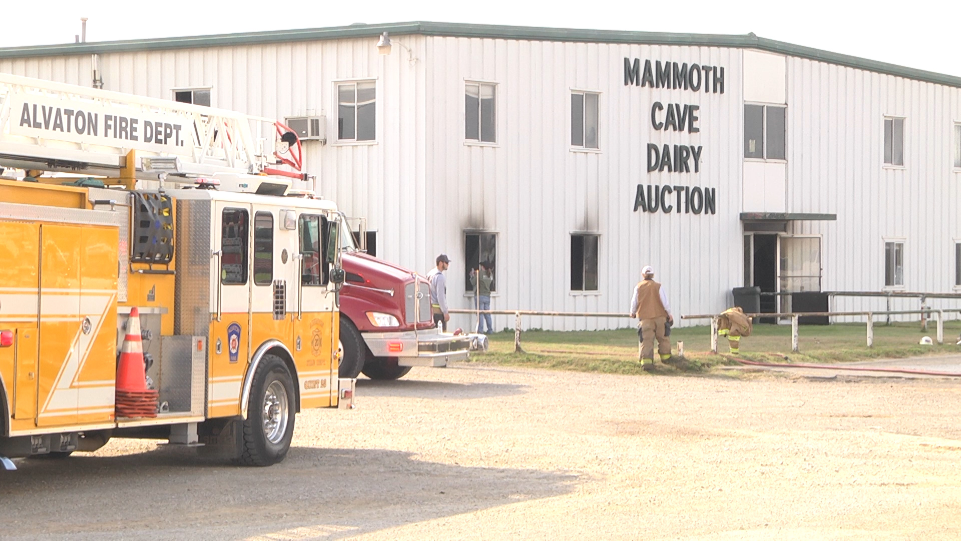 Fire damages Oakland dairy auction business WNKY News 40 Television