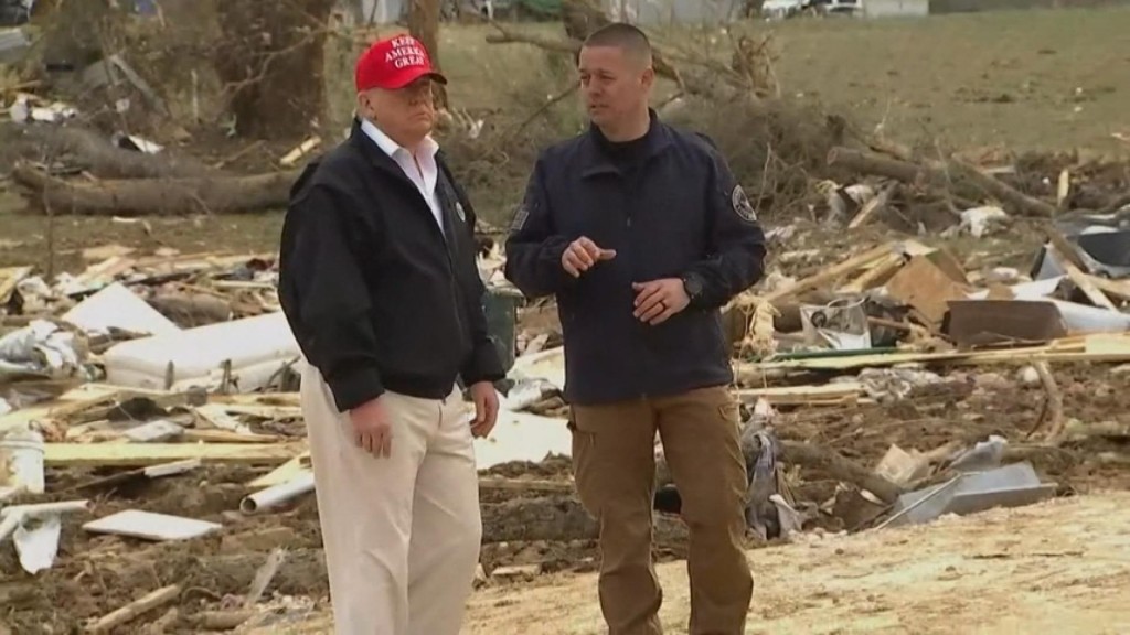 Trump Tours Tornado Damage