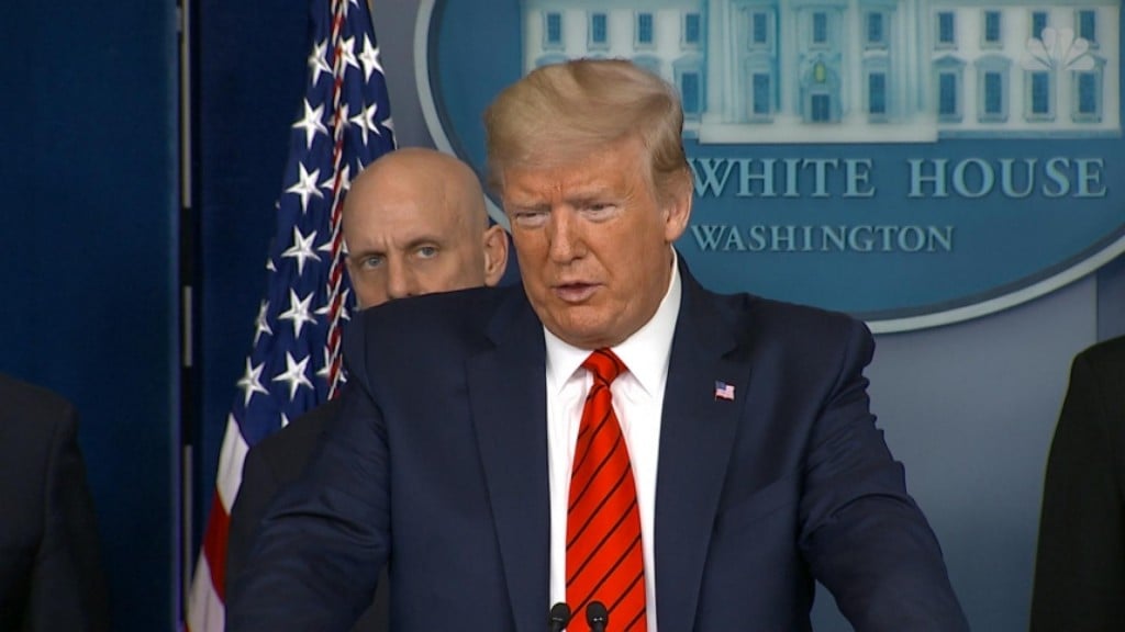 Trump: "we're Not A Shipping Clerk"