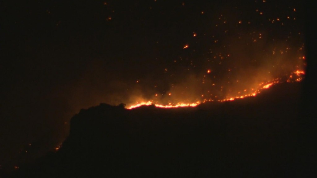 "big Horn" Fire Forces Evacuations