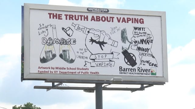 Anti Vaping Billboard Posted In Bowling Green Wnky News 40 Television