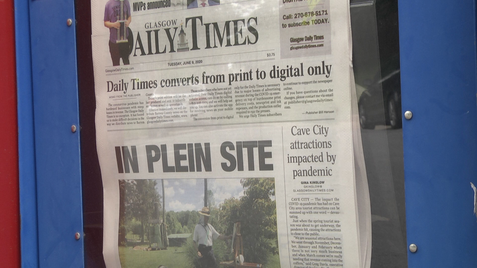 Glasgow newspaper going exclusively digital WNKY News 40 Television