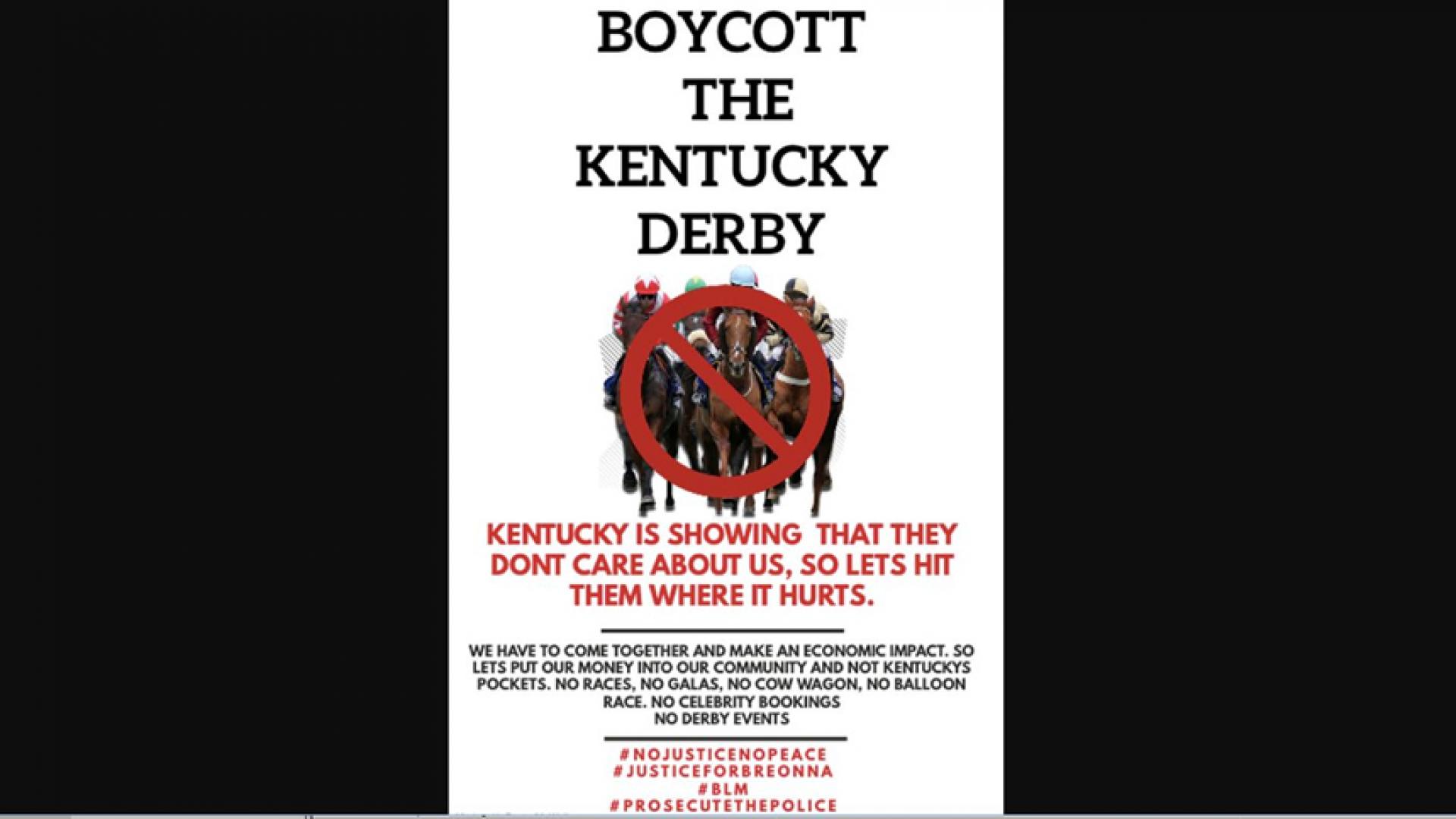 Breonna Taylor supporters organize Kentucky Derby boycott WNKY News