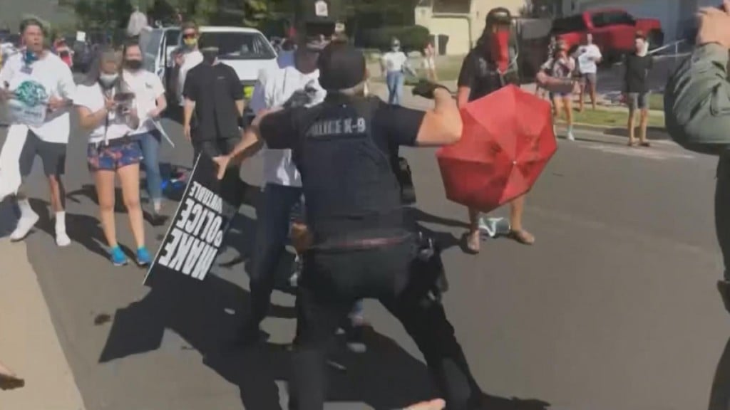 Violence Erupts At Utah Anti Police Brutality March