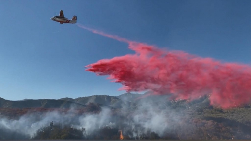 Help From Above: Air Crews Battle Apple Fire