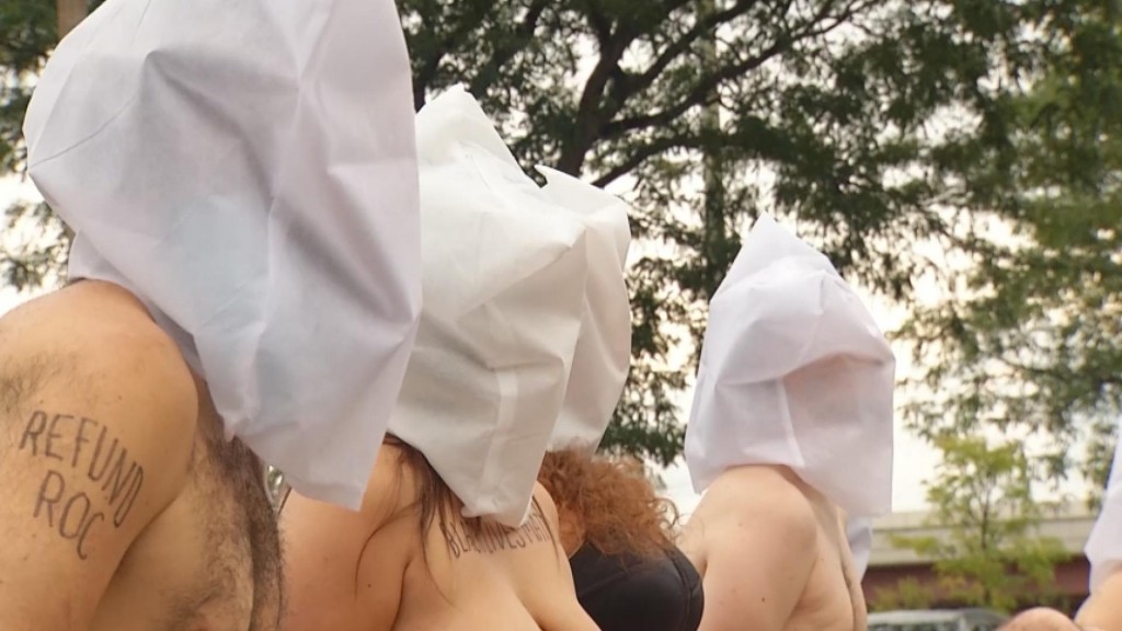 Naked Protesters Call For Police Reforms