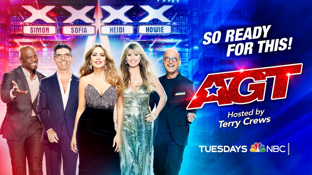 America's Got Talent airing on NBC / X