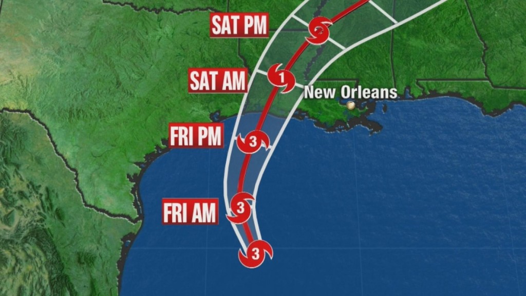 Hurricane Delta Takes Aim At Louisiana Coast
