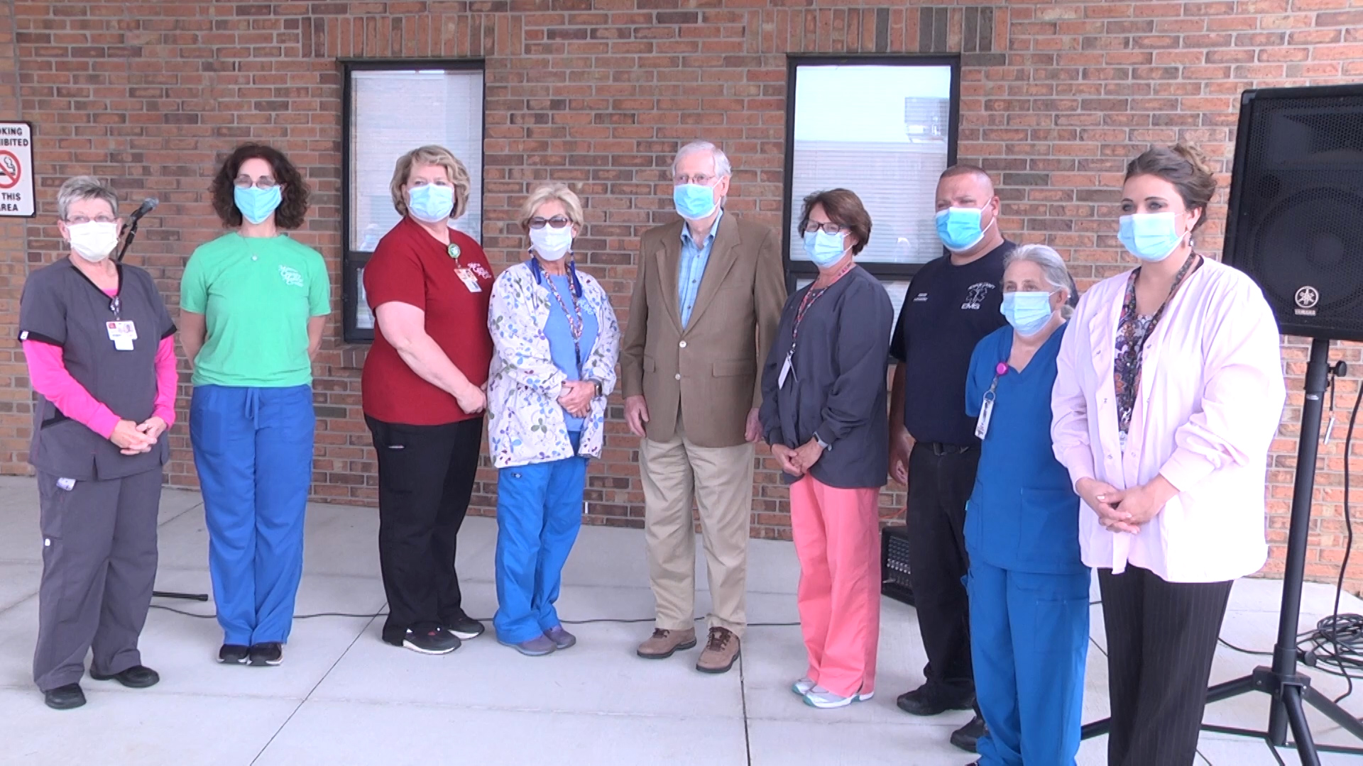 McConnell visits healthcare workers in Tompkinsville WNKY News 40