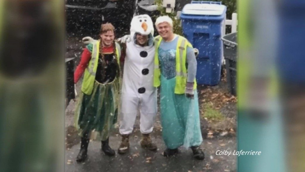 "frozen" Halloween Hijinks Go Viral
