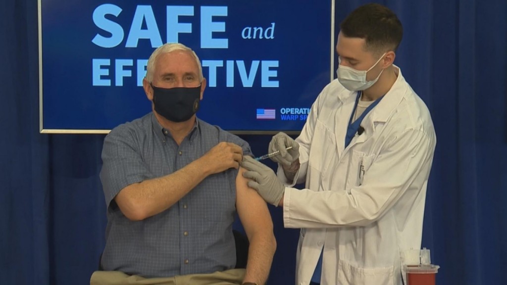 Pence Receives Covid 19 Vaccine