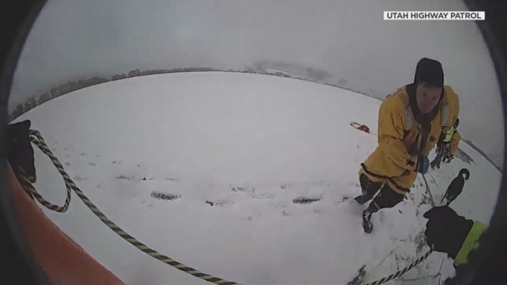 Body Camera Captures Icy Rescue