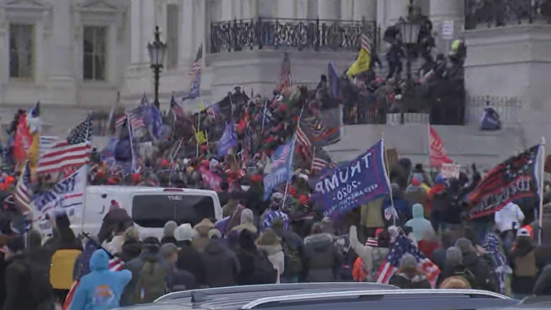 Trump Supporters Storm U.S. Capitol - WNKY News 40 Television