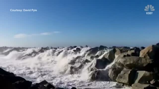 Swept Away: Good Samaritan Rescues Man Washed Off Jetty