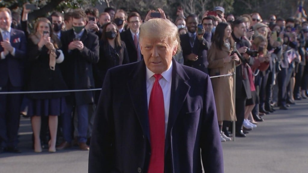Trump Issues Plea For Calm Following Second Impeachment