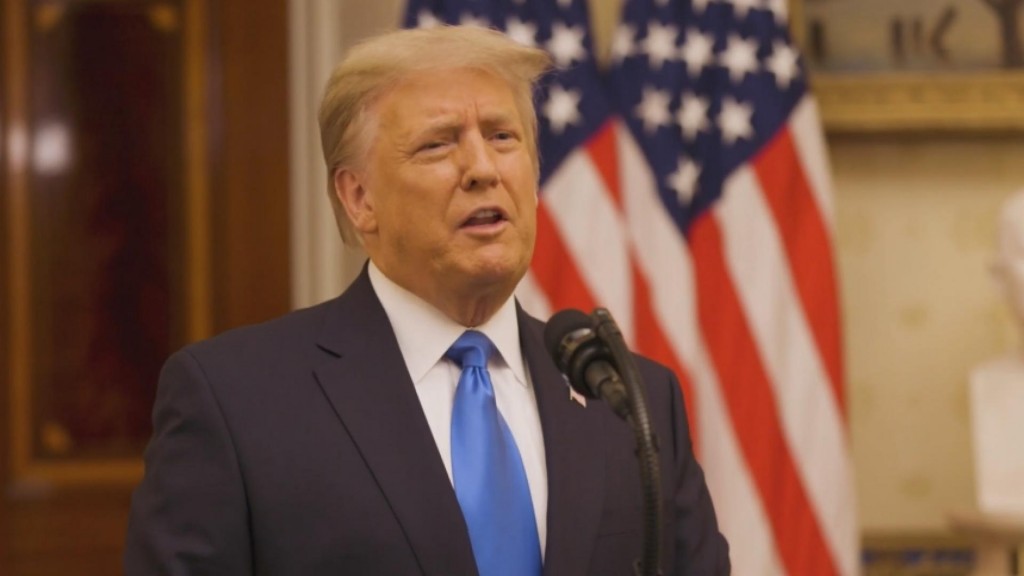 Trump Delivers Farewell Address