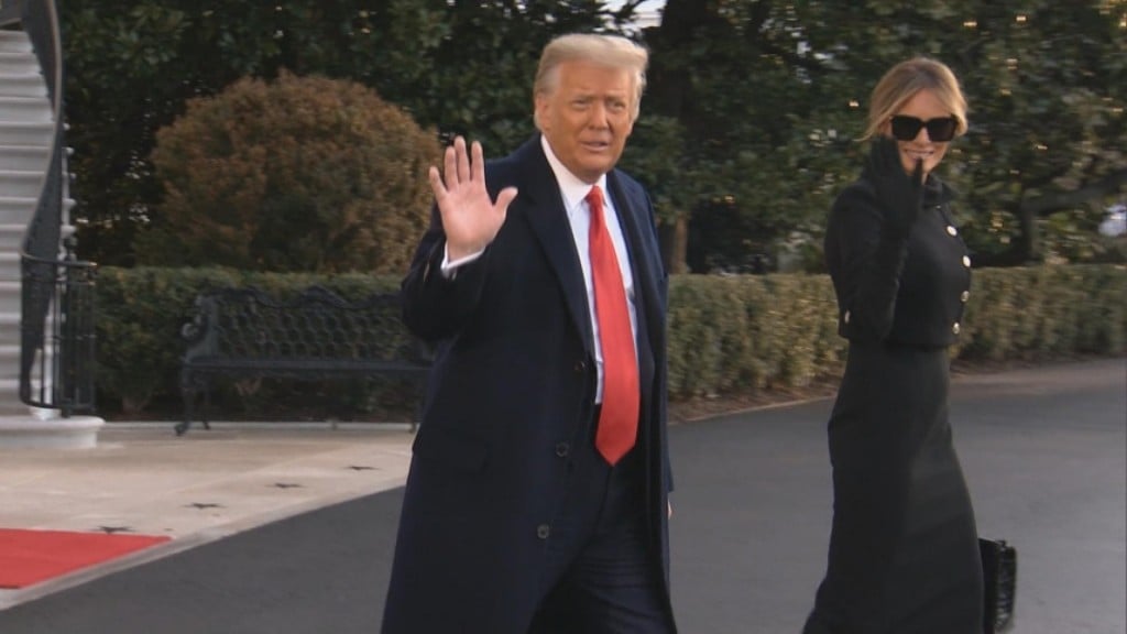 Trump Departs Washington