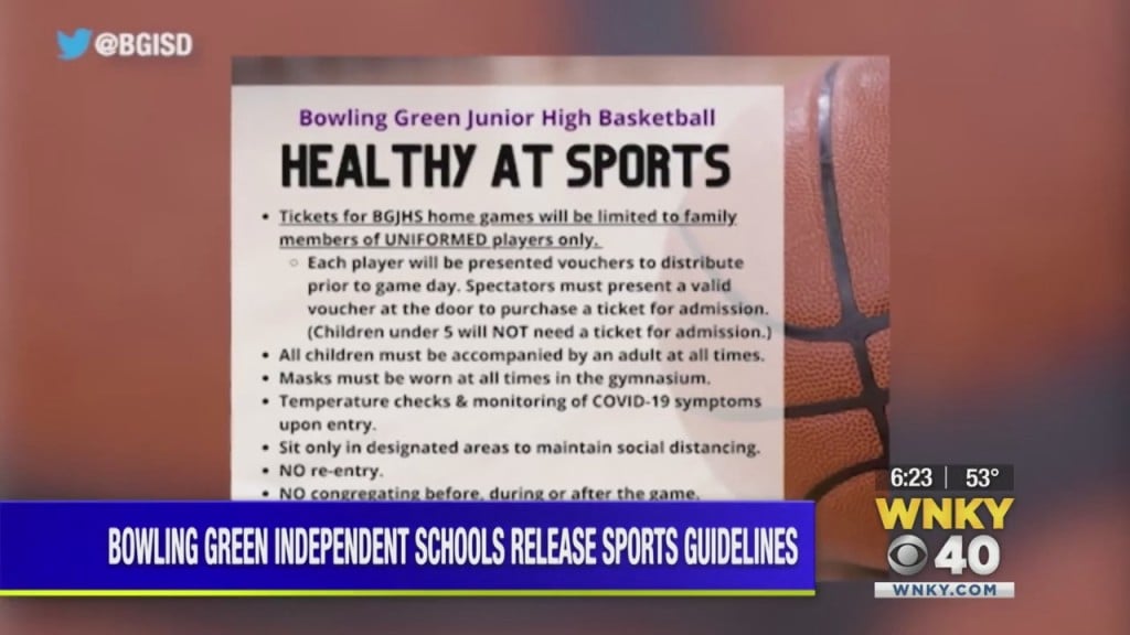 Bowling Green Independent Schools Release Guidelines For Basketball Season