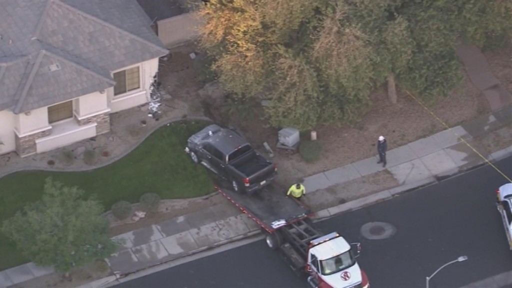 6 Year Old Driver Steals Truck, Strikes Home