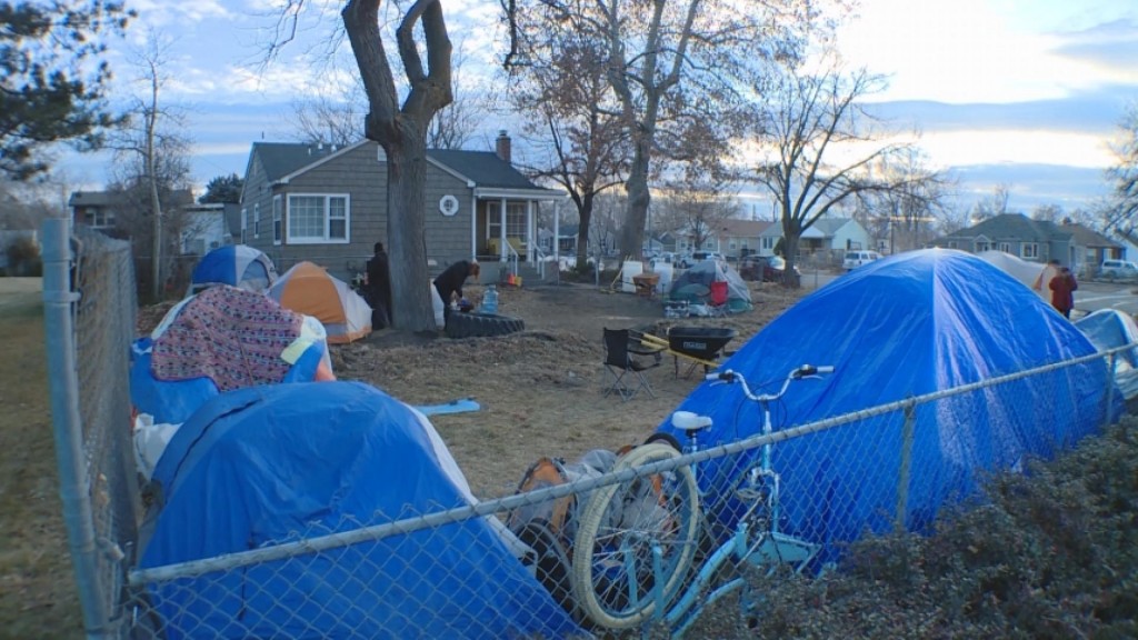 Homeless Camp Takes Shape In Utah Man's Yard