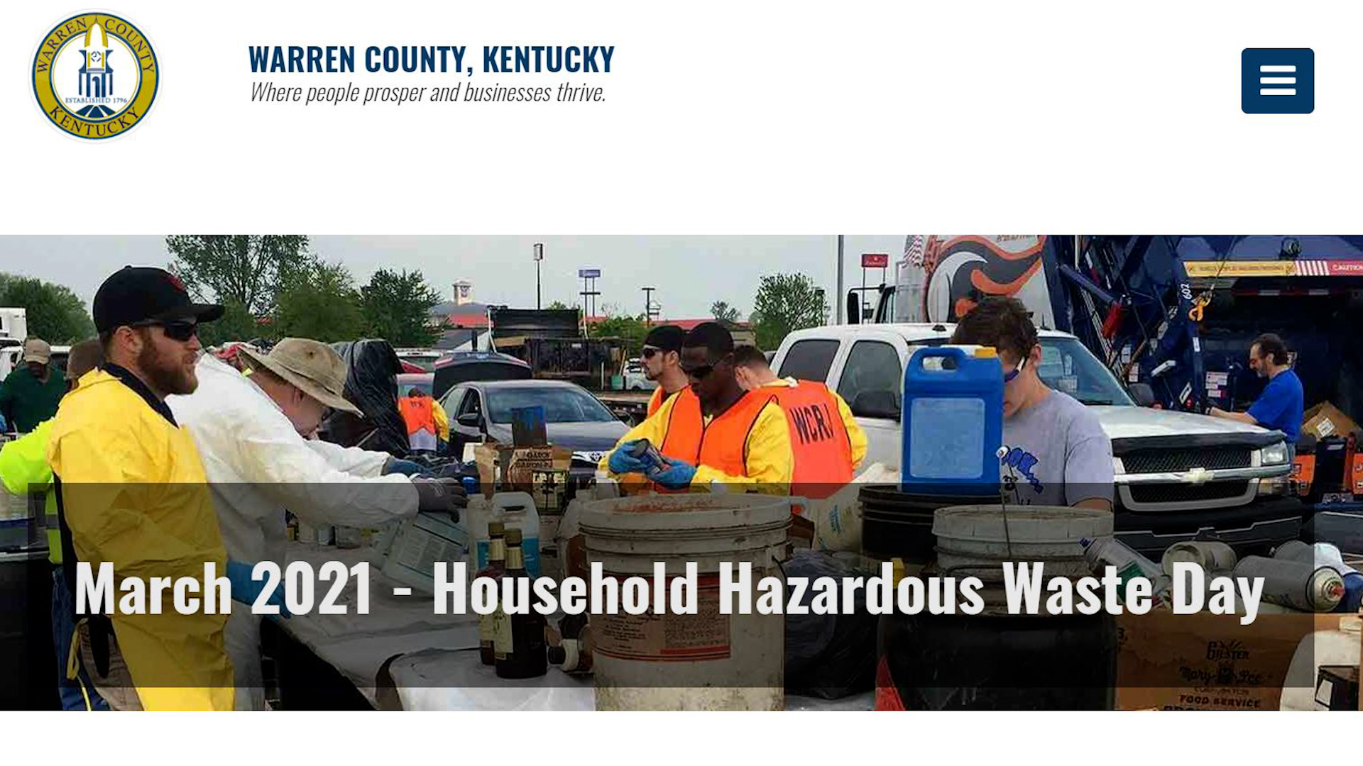 Household Hazardous Waste Day will resume in Warren County this year