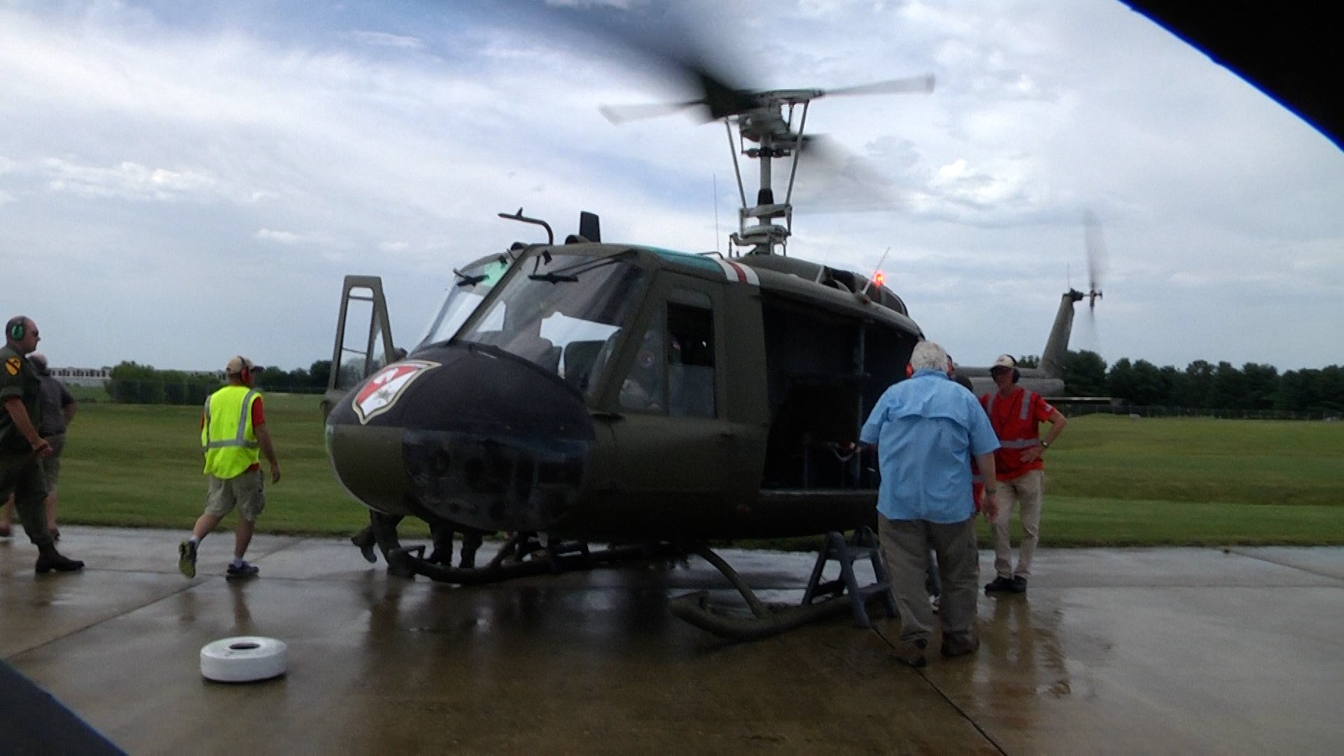 Friends of Army Aviation offering rides in a UH-1H Huey Helicopter over ...