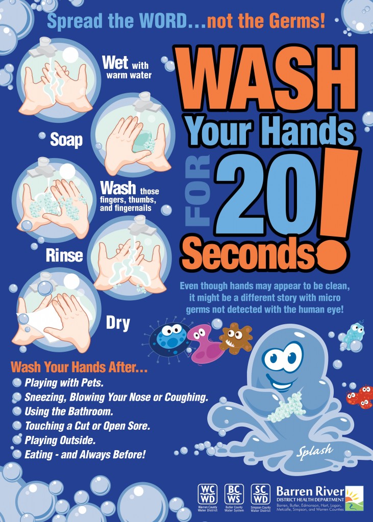 Wash Your Hands Poster 2021