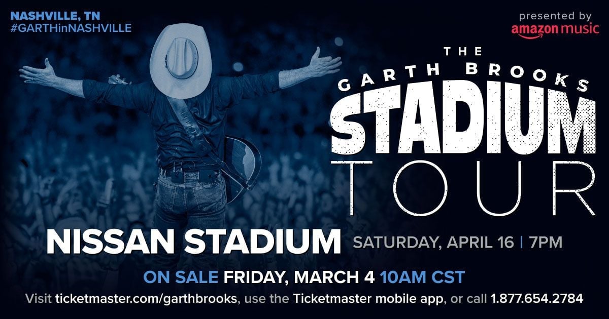 Garth Brooks tour to be at Nissan Stadium in Nashville WNKY News 40