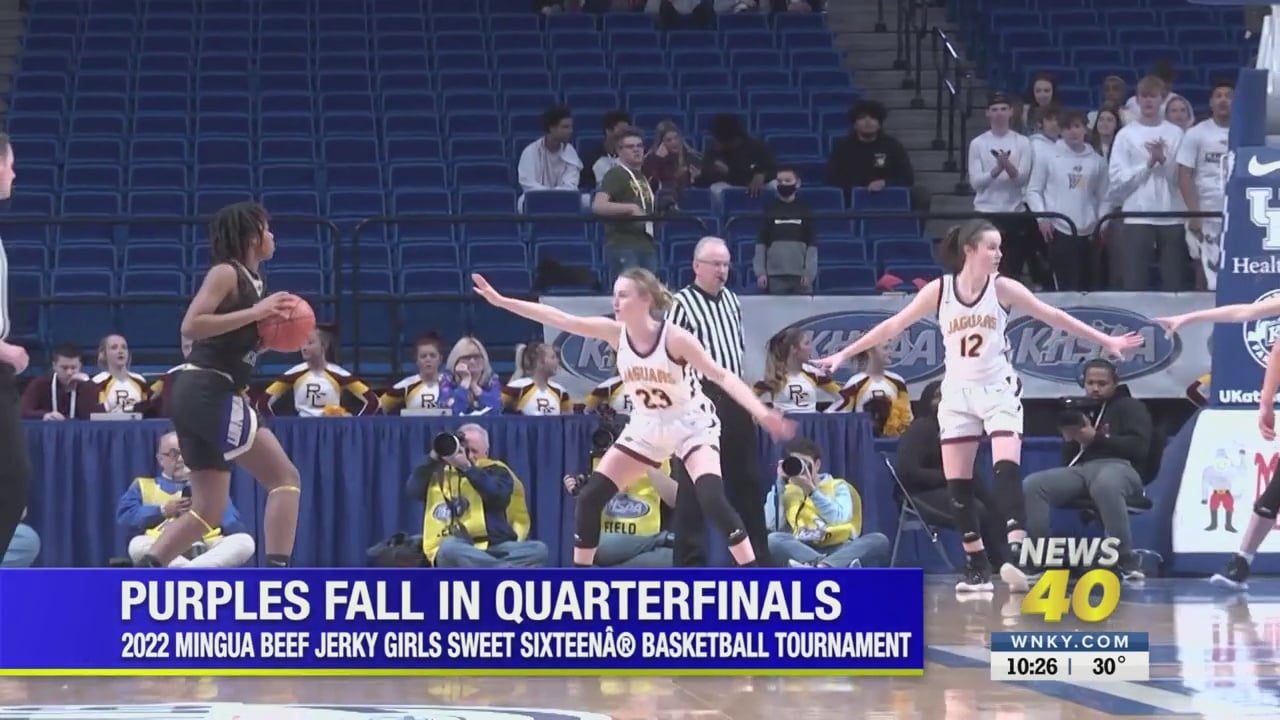 Lady Purples eliminated from 2022 Mingua Beef Jerky Girls Sweet Sixteen®  Basketball Tournament - WNKY News 40 Television